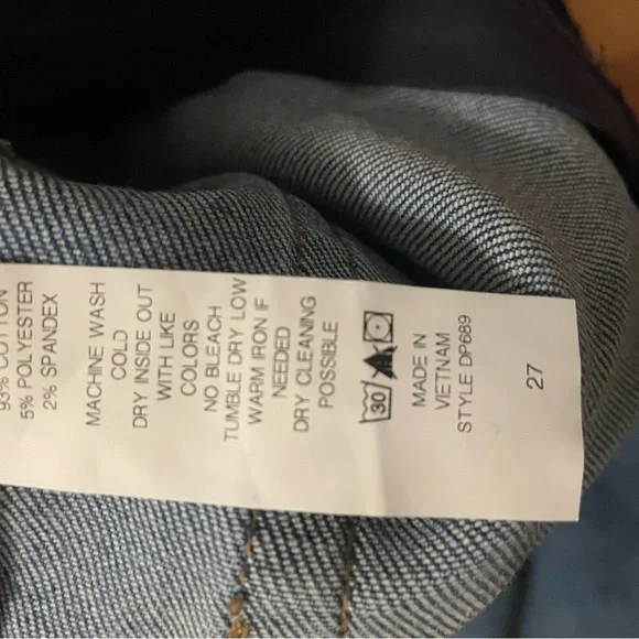 Pinkblush Blue Wide Leg Maternity Jeans - Picture 3 of 7